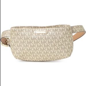 Michael Kors Metallic Logo Waist Belt Bag